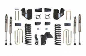 K947541F | 4 Inch Suspension Lift Kit w/ Radius Arm Brackets & Fox Shocks (2019-2022 Ram 3500 4WD | NON Air Ride)