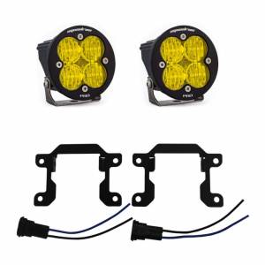 Baja Designs - 448035 | Baja Designs Squadron Sport Pocket Kit Amber Fog Lights For Ram 2500/3500/3500 Big Horn | 2019-2021 - Image 1