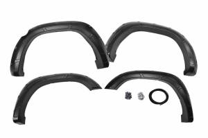 A-D10914 | Rough Country Defender Pocket Fender Flares For Ram 1500 2/4WD | 2019-2023 | Flat Black