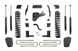 K943385 | MaxTrac 8 Inch Suspension Lift Kit With Radius Arm Brackets & Shocks For Ford F-250/F-350 4WD | 2017-2022