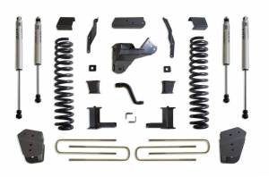 K943385F | MaxTrac 8 Inch Suspension Lift Kit With Radius Arm Brackets & Fox Shocks For Ford F-250/F-350 4WD | 2017-2022