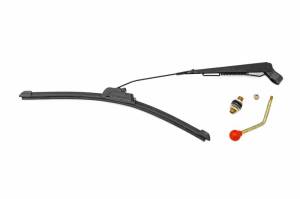 99034 | Rough Country Universal Windshield Wiper Kit For ATV & UTV | Glass/Hard-coated Windshields ONLY