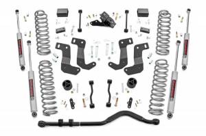 79230 | Rough Country 3.5 Inch Lift Kit With Control Arm Drop Brackets For Jeep Wrangler 4xe  | 2021-2023 | Premium N3 Shocks