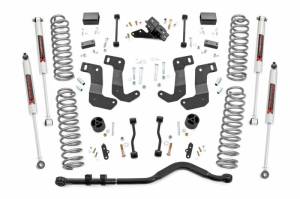 79240 | Rough Country 3.5 Inch Lift Kit With Control Arm Drop Brackets For Jeep Wrangler 4xe | 2021-2023 | M1 Monotube Shocks