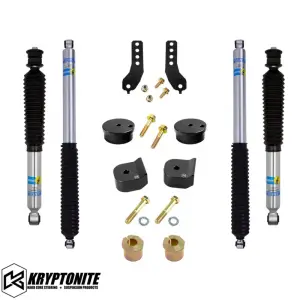 Kryptonite - KRFD17STAGE1BIL | Kryptonite Stage 1 Leveling Kit w/ Bilstein Shocks (2017-2024 F250, F350 Super Duty) - Image 1