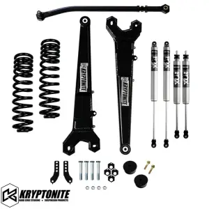 Kryptonite - KRFD17STAGE3FOX | Kryptonite Stage 3 Leveling Kit w/ Fox Shocks (2017-2024 F250, F350 Super Duty) - Image 1