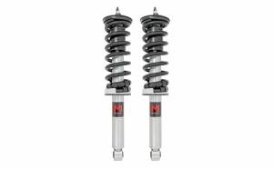 502058 | Rough Country 6 Inch Front M1 Adjustable Monotube Struts For Nissan Frontier 4WD | 2005-2023