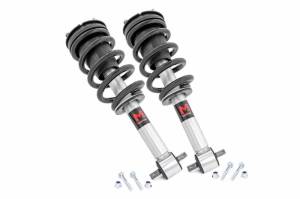 502066 | Rough Country 3.5 Inch Front M1 Adjustable Struts (2019-2025 Silverado, Sierra 1500 2WD/4WD | Gas Engine ONLY)