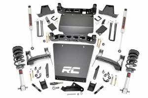 Rough Country - 29840 | Rough Country 7 Inch Lift Kit For Chevrolet Silverado / GMC Sierra 1500 4WD | 2014-2016 | Front M1 Struts, Rear M1 Shocks - Image 1