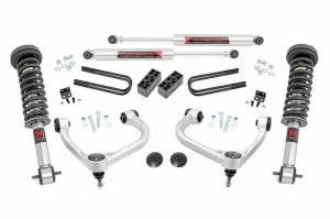 Rough Country - 41440 | Rough Country 3 Inch Lift Kit For Ford F-150 4WD | 2021-2024 | Front M1 Struts, Rear M1 Shocks - Image 1