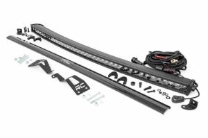 97040 | Rough Country Front Mount 40 Inch LED Light Bar Kit For Can-Am Commander / Maverick | 2014-2020 | Single Row, Black Series