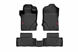 M-51632 | Rough Country Front & Rear Floor Mats For Ford Bronco 2 Door | 2021-2023