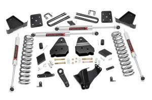 56740 | Rough Country 4.5 Inch Lift Kit For Ford F-250 Super Duty 4WD | 2015-2016 | Diesel, Rear Overload Springs, M1 Shocks