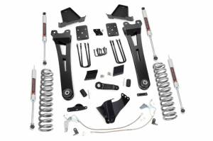 54240 | Rough Country 6 Inch Lift Kit For Ford F-250 Super Duty | 2015-2016 | Diesel, Rear Factory Overloads, M1 Shocks