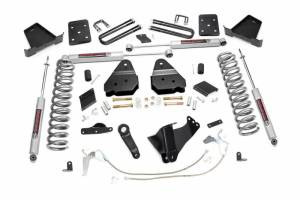 54940 | Rough Country 6 Inch Lift Kit For Ford F-250 Super Duty 4WD | 2015-2016 | Gas, Rear Overload Springs, M1 Shocks