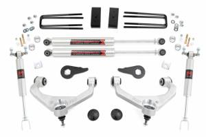 95940 | Rough Country 3.5 Inch Lift Kit For Chevrolet Silverado / GMC Sierra 3500/2500 HD | 2011-2019 | M1 Shocks, No Rear Overload Springs