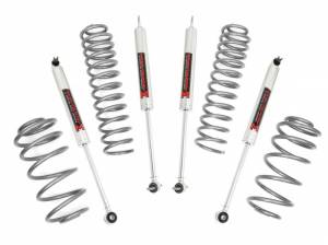 65340 | Rough Country 2.5 Inch Lift Kit For Jeep Wrangler TJ | 1997-2006 | 6 Cylinder, M1 Shocks