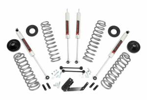 Rough Country - 66940 | Rough Country 3.25 Inch Lift Kit For Jeep Wrangler JK Unlimited | 2007-2018 | M1 Shocks - Image 1