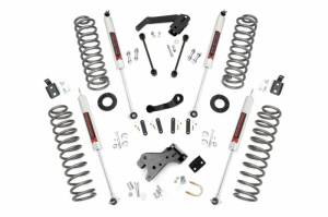 Rough Country - 68140 | Rough Country 4 Inch Lift Kit For Jeep Wrangler 2/4WD | 2007-2018 | M1 Shocks - Image 1