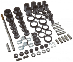 KJ09011BK | Super Kit Bushings (1984-2001 XJ Cherokee 4WD)