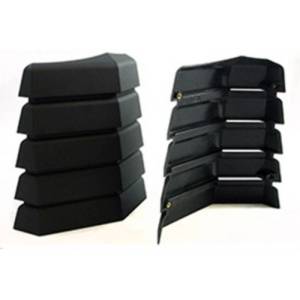 KJ71042BK | Jeep Hood Vents (1987-1995 Wrangler YJ, 1997-2006 Wrangler TJ)