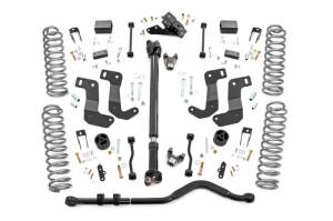 60600 | Rough Country 3.5 Inch Lift Kit With Control Arm Drop Brackets For 4 Door Jeep Wrangler JL Unlimited 4WD | 2018-2023