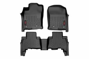 M-71313 | Rough Country Floor Mats Front & Rear For Toyota 4Runner 2/4WD | 2013-2023