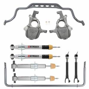 1034SPS | Belltech 2 to 3.5 Inch Front / 1 to 3.5 Inch Rear Complete Lowering Kit with Street Performance Struts & Sway Bars (2021-2023 Suburban, Yukon XL 2WD/4WD)