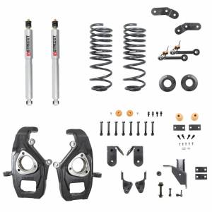 Belltech - 1060SP | Belltech 2 Front / 3 to 4 Rear Complete Lowering Kit with Street Performance Shocks (2019-2023 Ram 1500 4WD) - Image 1