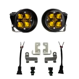 447704 | Baja Designs Squadron-R SAE Pocket Kit Fog Lights For Toyota Highlander / RAV4 | 2014-2021 | Pair, Amber