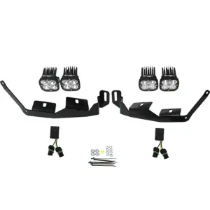 447012 | Baja Designs Sport Headlight Kit For Polaris RZR Turbo / RZR XP 1000 / RZR XP 4 1000 | 2018-2021 | Clear