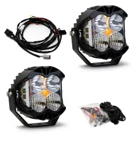 297803 | Baja Designs LP4 Pro LED Auxiliary Light Pod | Pair, Driving/Combo Light Pattern, Clear, Universal