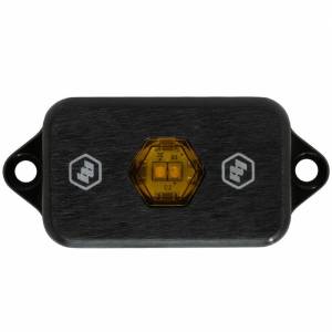 398046 | Baja Designs LED Rock Light 180 Degree Beam Pattern | Single, Amber, Universal