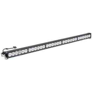 415002 | Baja Designs OnX6 Straight Racer Edition LED Light Bar | Racer Spot Light Pattern, Clear, 50 Inch, Universal