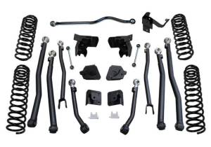 K201 | Superlift 4 Inch Rock Runner Series Lift w/ Shadow Shocks (20007-2018 Wrangler JK Unlimited)