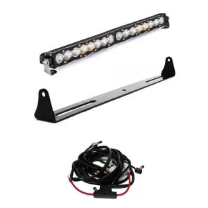 Baja Designs - 447515 | Baja Designs S8 20 Inch Bumper LED Light Bar Kit For Chevrolet Silverado / GMC Sierra 1500/2500 HD/ 3500 HD | 2007-2013 - Image 1