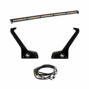 447665 | Baja Designs S8 50 Inch Roof Mount LED Light Bar Kit For Jeep Gladiator JT / Wrangler JL | 2018-2023 | Driving/Combo Light Pattern, Clear, Toggle Wiring