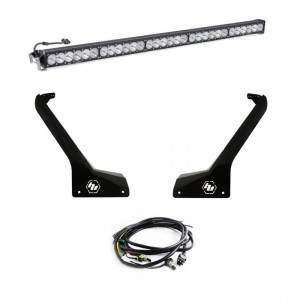 Baja Designs - 447666 | Baja Designs OnX6+ 50 Inch Roof Mount LED Light Bar Kit For Jeep Gladiator JT / Wrangler JL | 2018-2023 | Driving/Combo Light Pattern, Clear, Toggle Wiring - Image 1