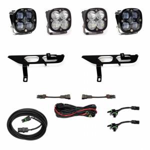 Baja Designs - 447699 | Baja Designs Squadron SAE/Pro Pocket Fog Light Kit For Without DRL Ford F-150 | 2021-2022 | SAE Fog, Clear, Toggle Wiring - Image 1