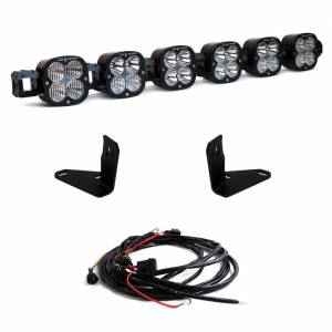 Baja Designs - 447750 | Baja Designs XL Sport Bumper Linkable LED Light Bar Kit For Ford Bronco | 2021-2023 | Multi-Pattern Light Pattern, Clear, Toggle Wiring, With OE Steel Bumper - Image 1