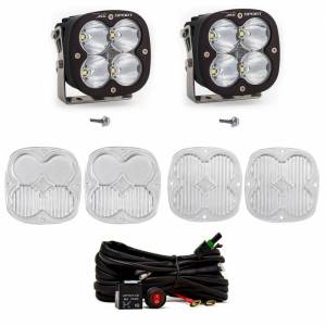 Baja Designs - 447753 | Baja Designs XL Sport A-Pillar LED Light Pod Kit For Ford Bronco | 2021-2023 | Spot Light Pattern, Clear, Toggle Wiring - Image 1