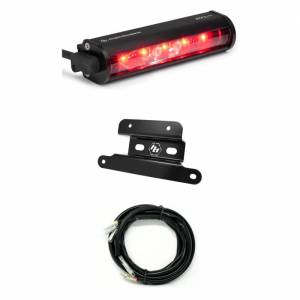 447795 | Baja Designs RTL-M Spare Tire Mount Kit With Mini LED Rear Tail Light Bar | Universal