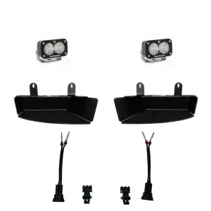 448042 | Baja Designs S2 Sport Pocket Kit Fog Lights For Ram 2500 / 3500 | 2019-2022 | Clear