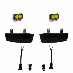 448043 | Baja Designs S2 Sport Pocket Kit Fog Lights For Ram 2500 / 3500 | 2019-2022 | Amber