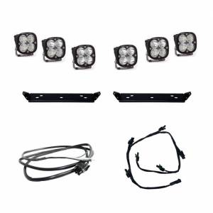 Baja Designs - 448061 | Baja Designs Squadron Sport Behind Grille LED Light Pod Kit For Ford F-150 Raptor | 2021-2023 - Image 1