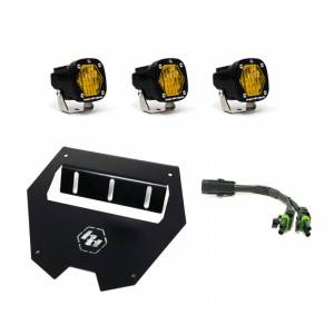 Baja Designs - 448099 | Baja Designs S1 Lower Fascia Light Kit For Polaris RZR Pro R | 2022-2023 | Amber - Image 1