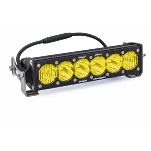 451013 | Baja Designs OnX6+ Straight LED Light Bar | Driving/Combo Light Pattern, Amber, 10 Inch, Universal