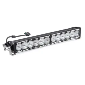 452007 | Baja Designs OnX6 Hybrid LED / Laser Light Bar | Hybrid Spot Light Pattern, Clear, 20 Inch, Universal