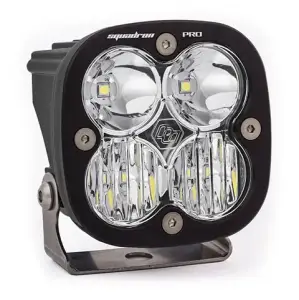 490003 | Baja Designs Squadron Pro Black Auxiliary LED Light Pod | Single, Driving/Combo Light Pattern, Clear, Universal