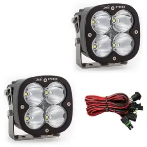 507801 | Baja Designs XL Pro Auxiliary LED Light Pod | Pair, Spot Light Pattern, Clear, Universal